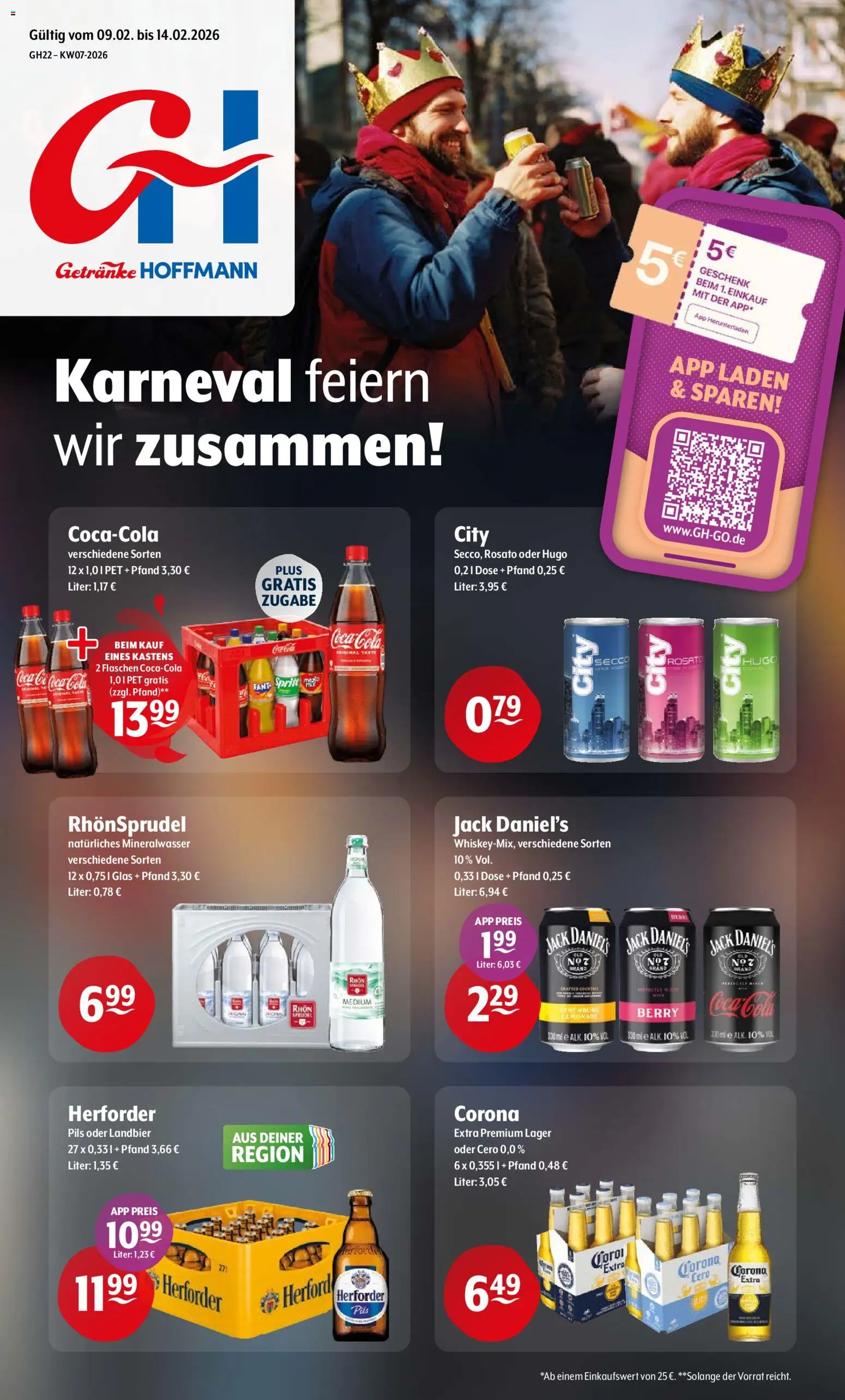 Vorschau von dem Prospekt des Geschäftes Getränke Hoffmann, gültig ab dem 09.02.2026