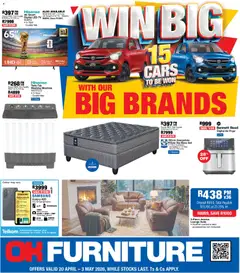 Preview of OK Furniture flyer valid from 20/04/2026