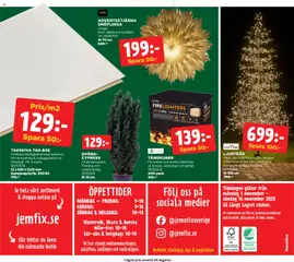 Förhandsgranska reklamblad Aktuella reklamblad Jem & Fix från butik Jem & Fix gäller från 03/11/2025 | Sida : 20