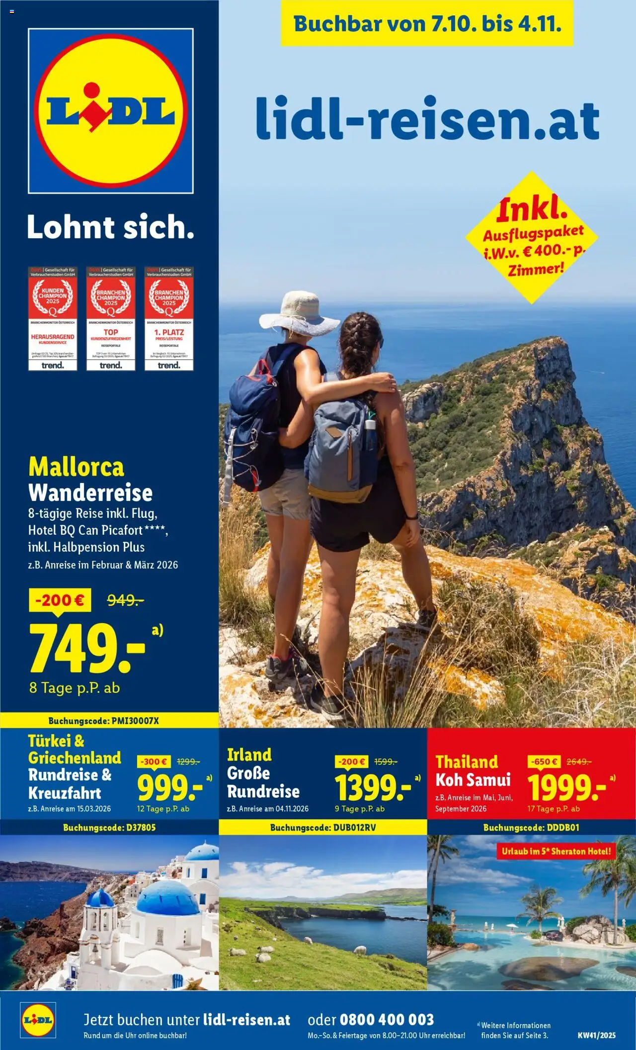  LIDL Flugblatt ab 07.10.2025 - Angebote "Lohnt Sich" - Seite 1