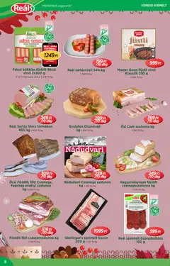 Reál - Akciós újság Reál megtekintése, amely érvényes 2025.10.29.-től | Oldal: 8