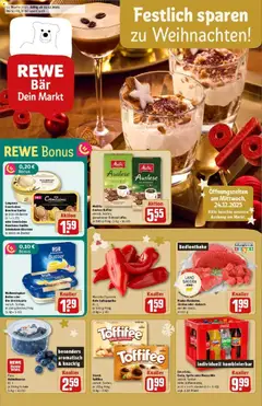 Vorschau von dem Prospekt des Geschäftes Rewe, gültig ab dem 15.12.2025