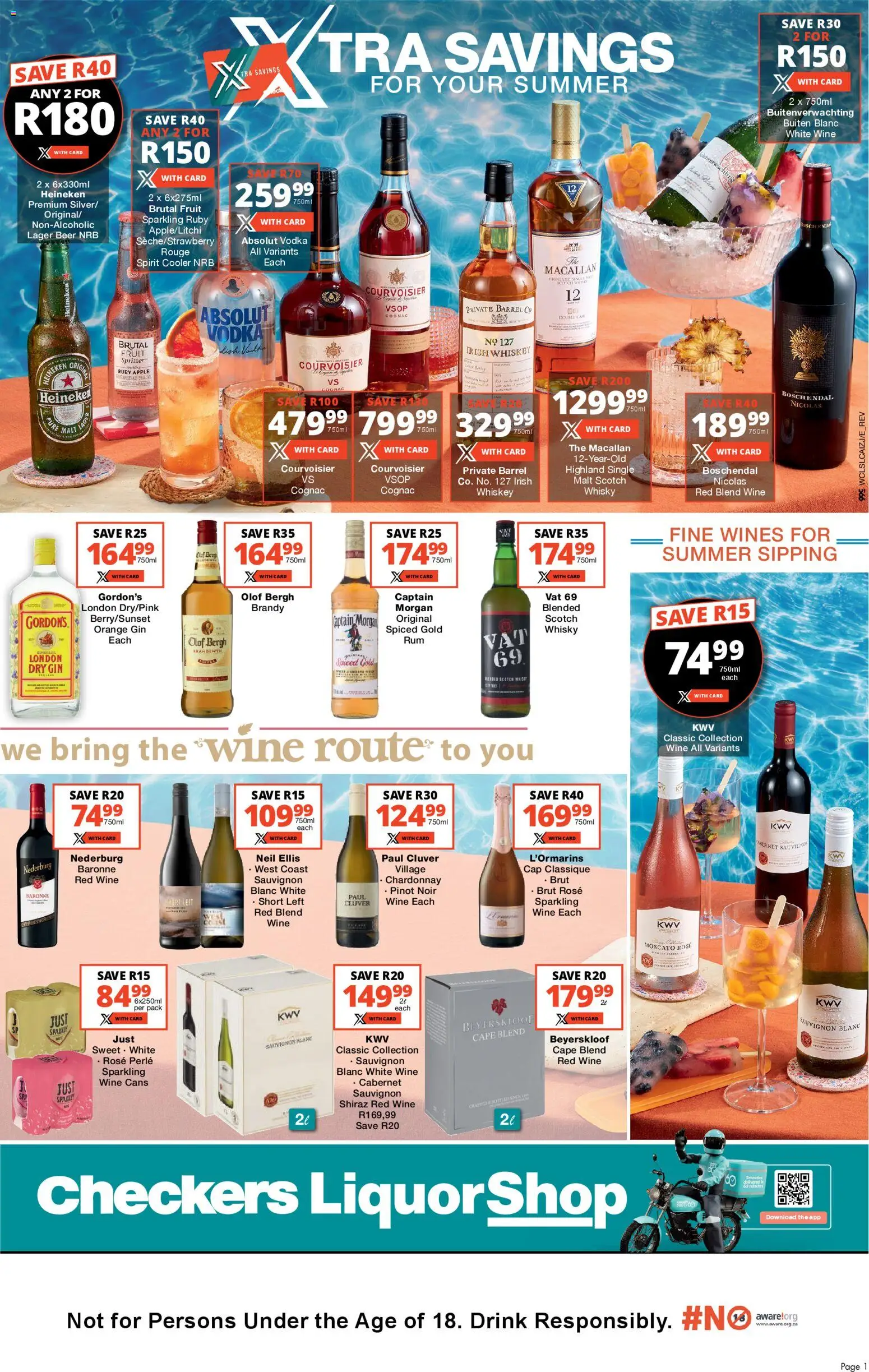 Checkers Western Cape - Xtra LiquorShop Specials 24/10 - 09/11/2025 >> Catalogue