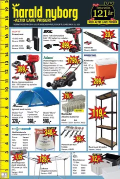 Eksempel på tilbudsavis Tilbudsavis fra butik Harald Nyborg gyldig fra 24/07/2025