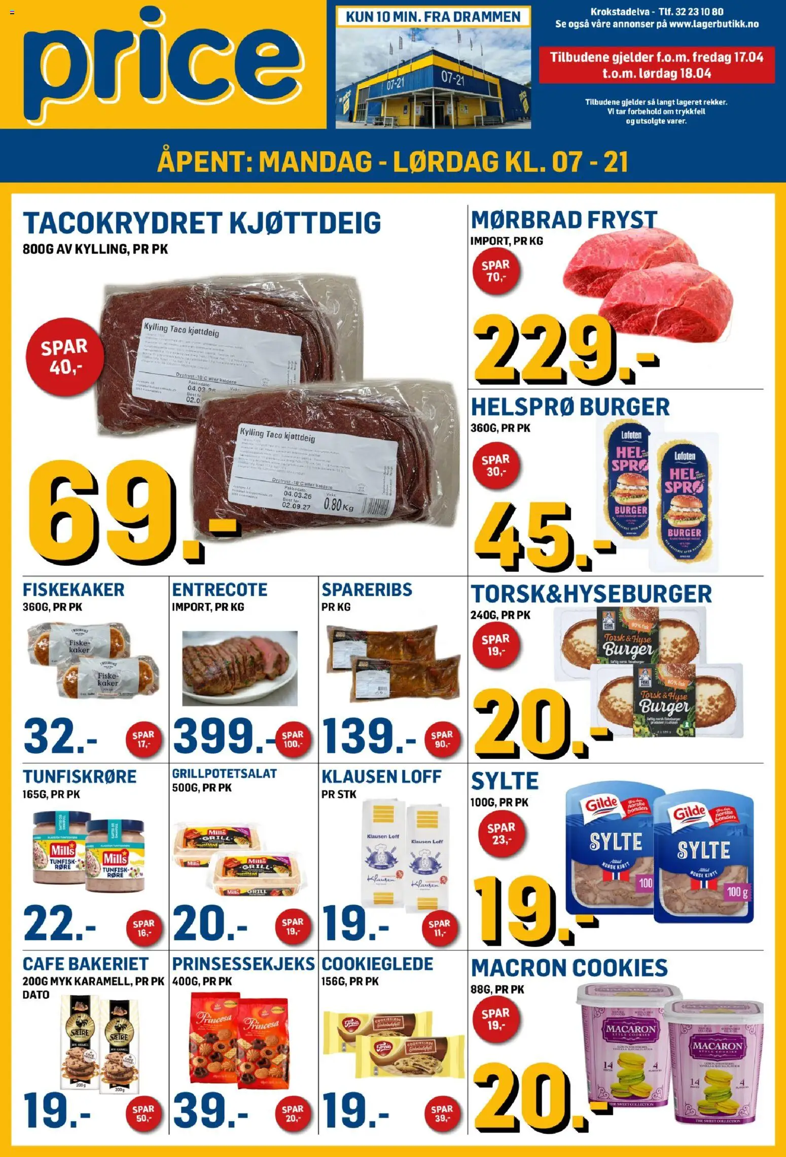 Forhåndsvis Price Lagerbutikk kundeavis fra butikk Price Lagerbutikk gyldig fra 17/04/2026