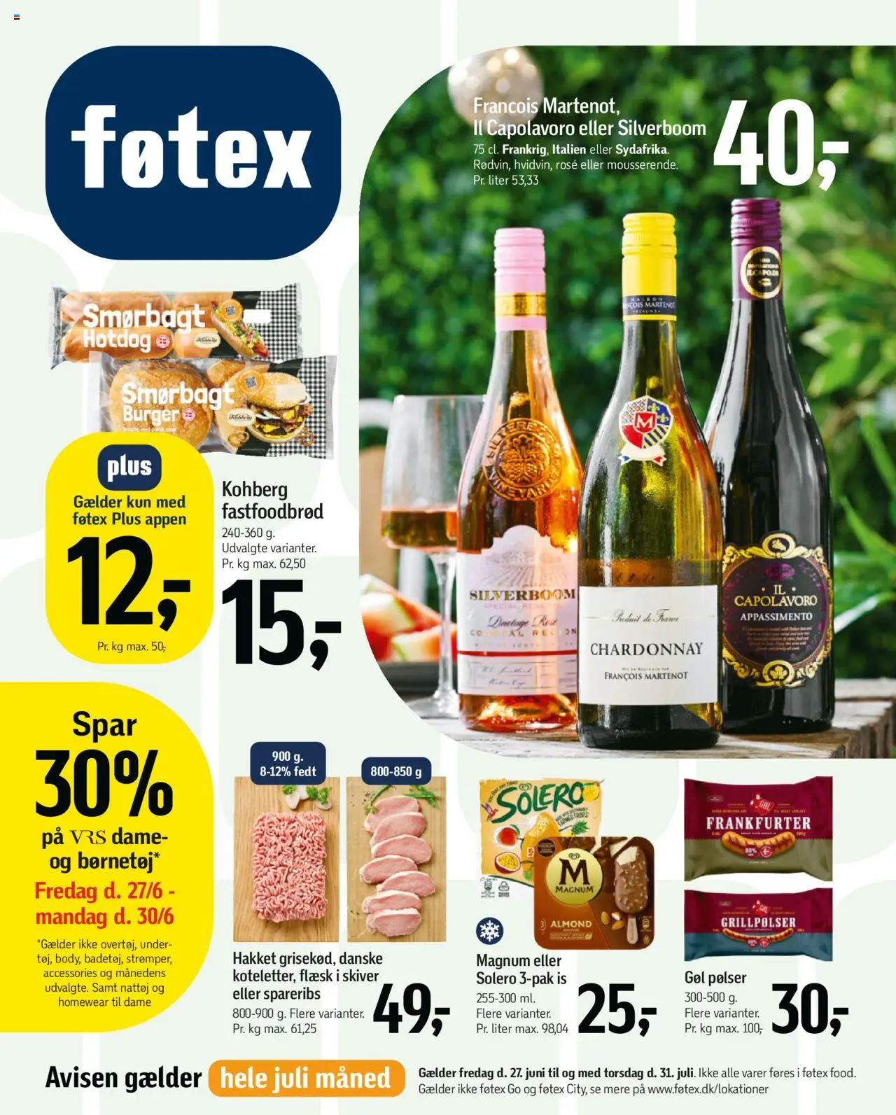 Føtex tilbudsavis gyldig fra 27/06/2025 - side 1