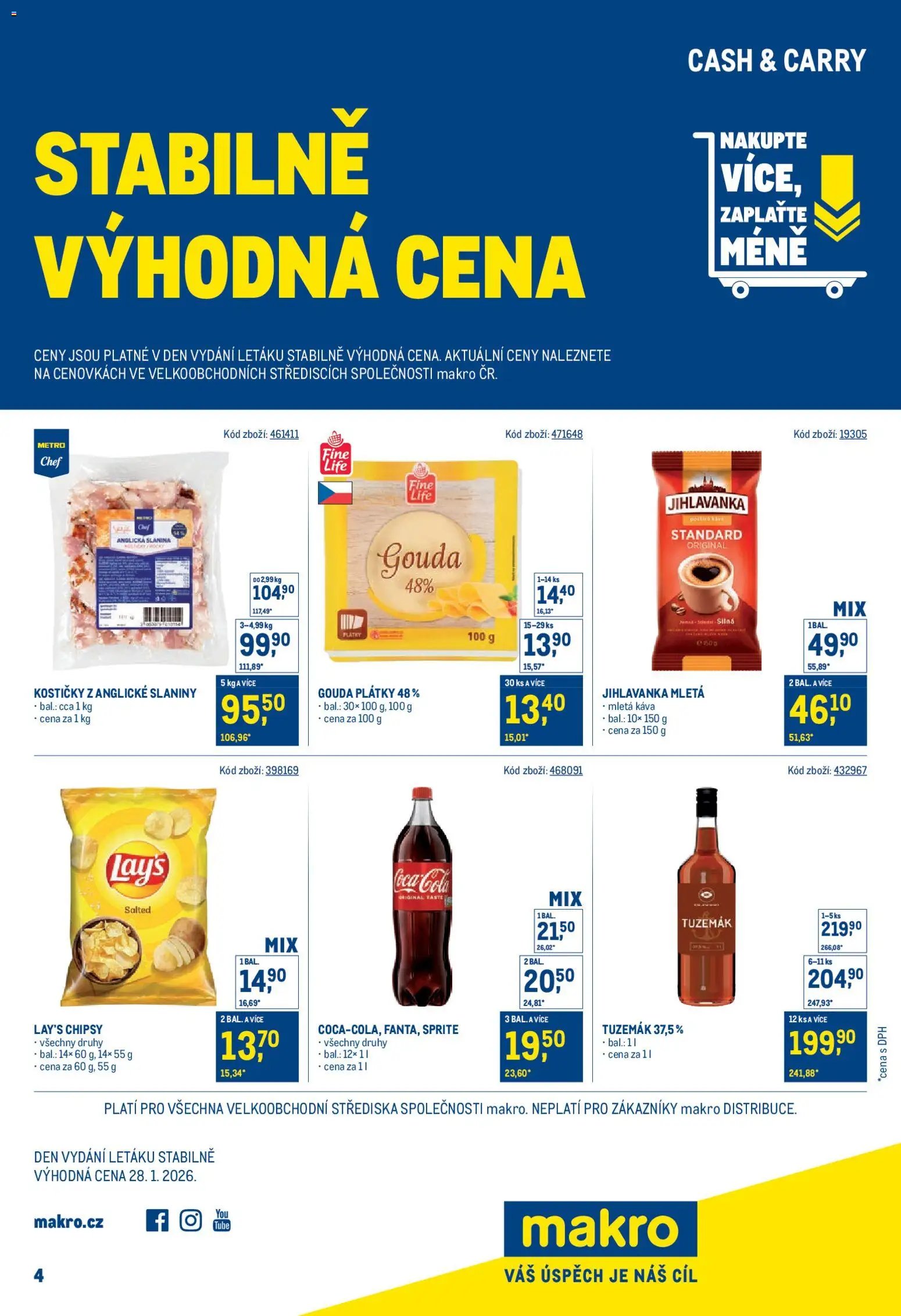 Náhled nabídky: Makro Leták - Stabilně výhodná cena platný od 28.01.2026