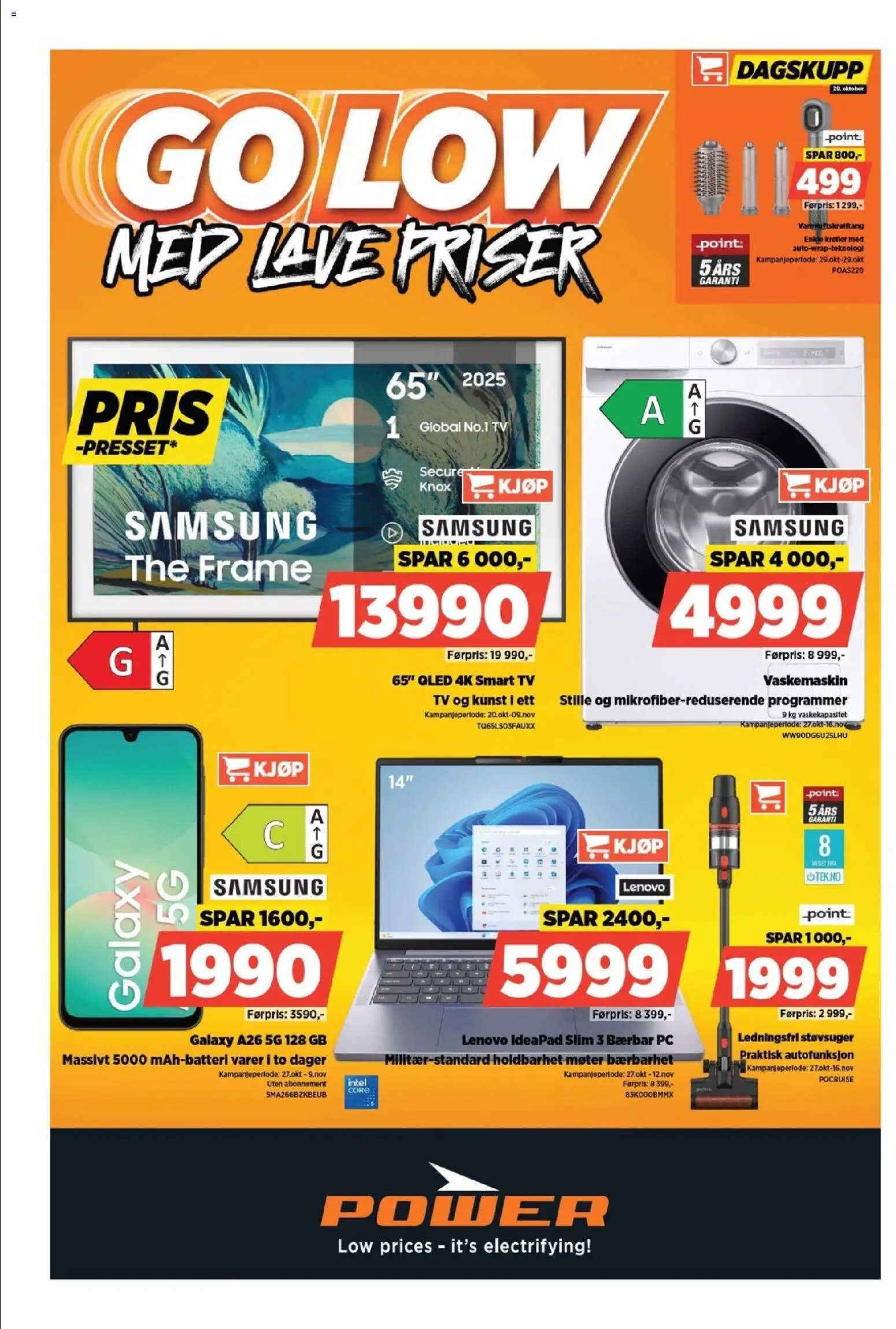 Kundeavis Power gyldig fra 27/10/2025 - Sidenummer 1
