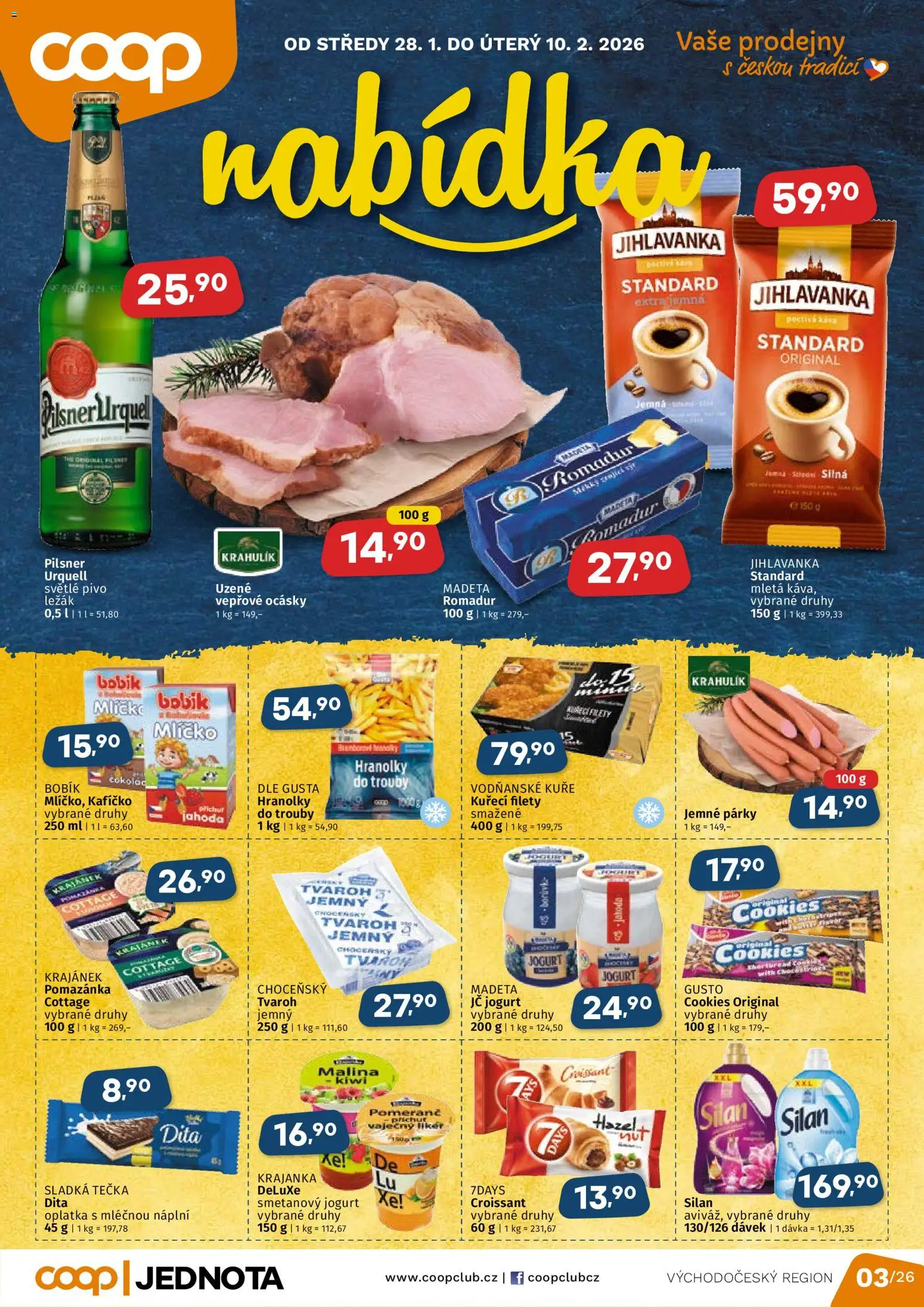 Náhled nabídky: Coop Leták - Východočeský region platný od 28.01.2026