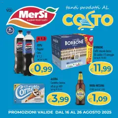 Anteprima dell'opuscolo Attuale volantino dal negozio MerSi Supermercati valido da 16/08/2025