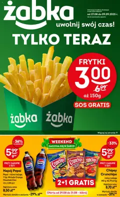 Pogląd gazetki "Gazetka" ze sklepu Żabka ważnej od 27.08.2025