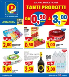 Anteprima dell'opuscolo Attuale volantino dal negozio D Più valido da 04/08/2025