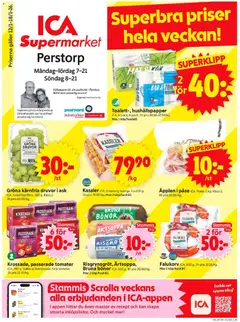 Förhandsgranska reklamblad Perstorp från butik ICA Supermarket gäller från 12/01/2026