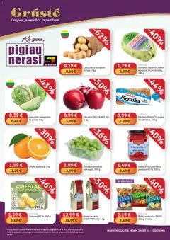GRUSTE parduotuvės leidinio Leidinys - Pigiau nerasi galiojančio nuo 2026.01.21 peržiūra