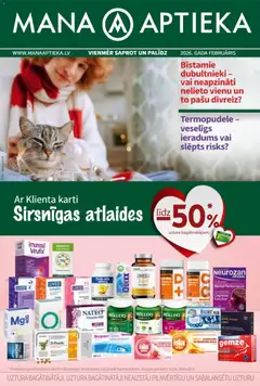 Skatīt Mana Aptieka akciju bukletu, derīgs no 01.02.2026.