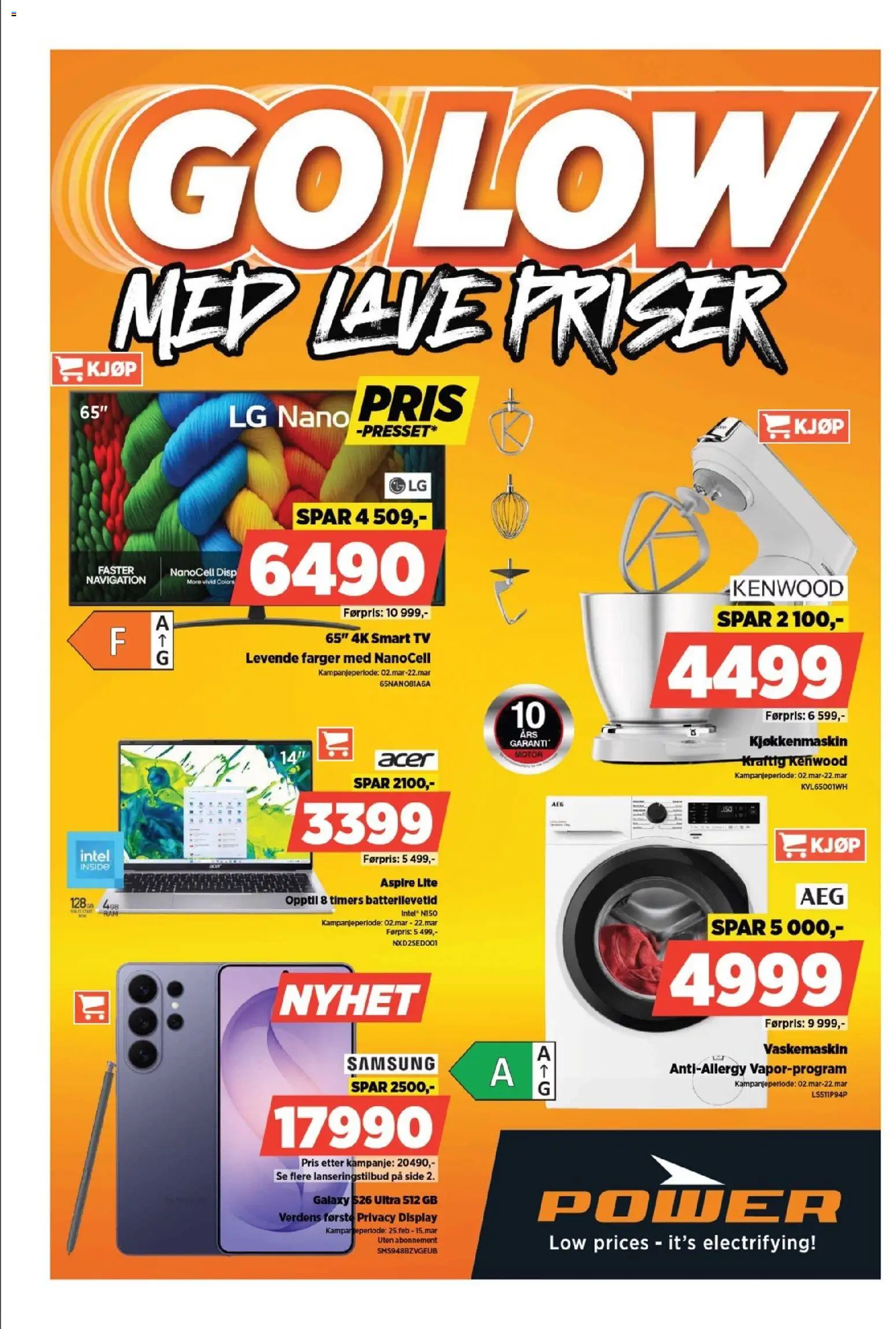 Forhåndsvis Power kundeavis fra butikk Power gyldig fra 09/03/2026