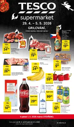 Náhled nabídky: Tesco Tesco leták - Supermarket platný od 29.04.2026