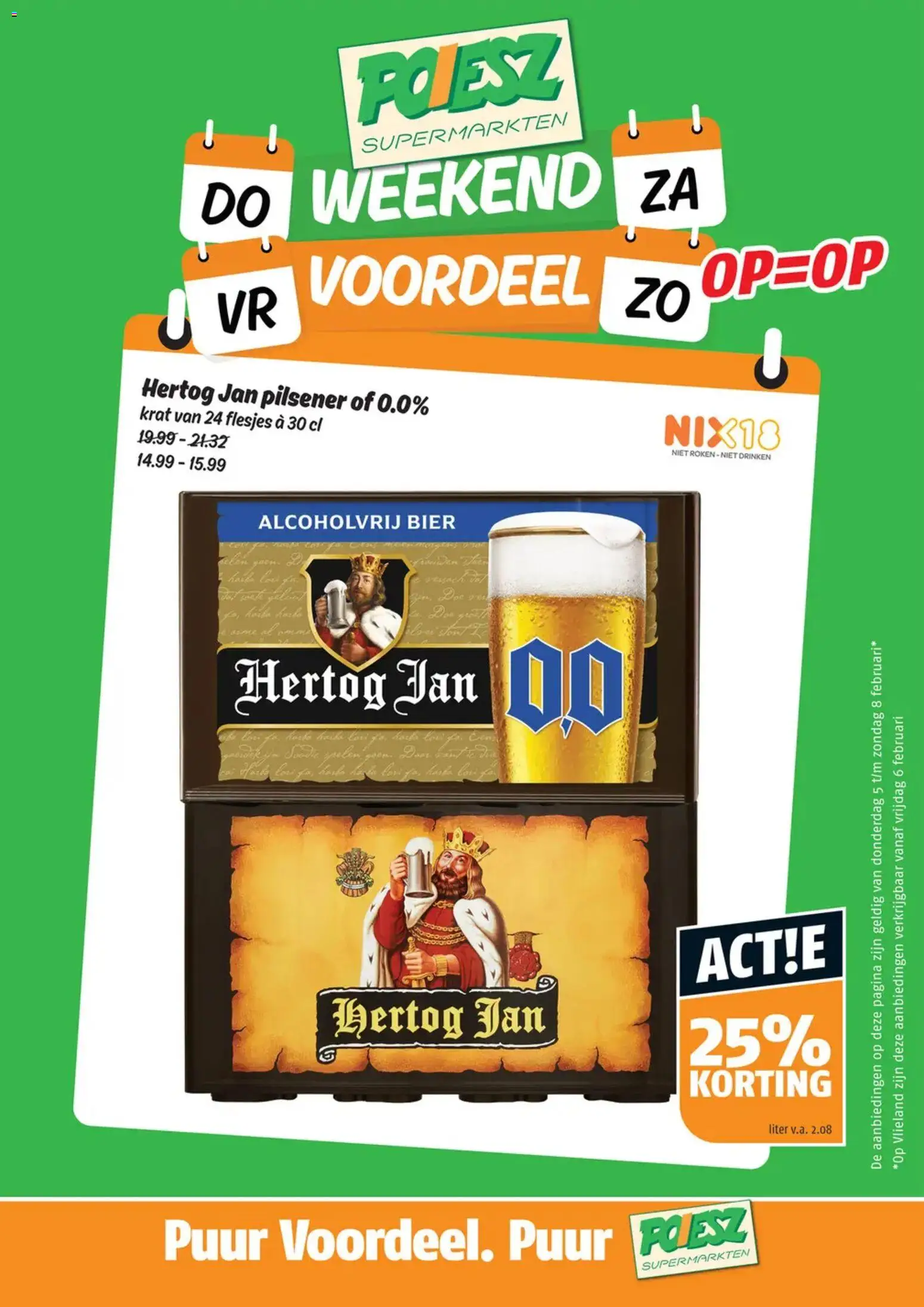 Voorbeeld van Weekendacties folder van winkel Poiesz geldig vanaf 05-02-2026