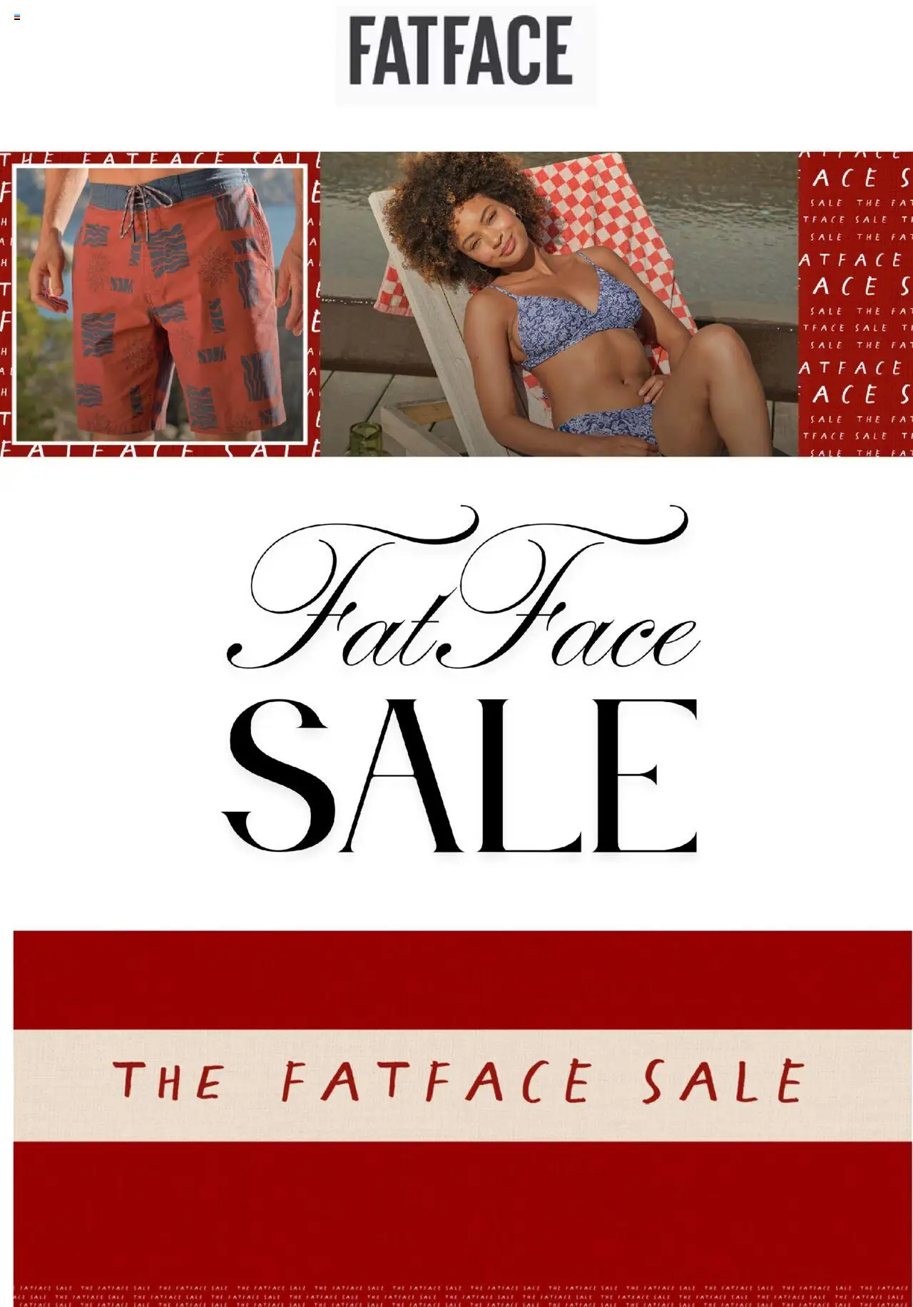 Fat Face shop Offers valid from 07/08/2025 - Page number 1