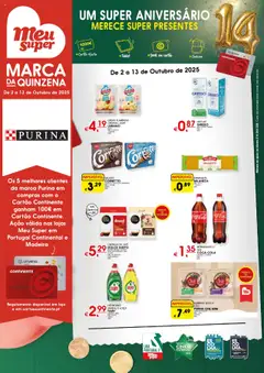 Pré-visualização do folheto da loja Meu Super válida a partir de 02/10/2025