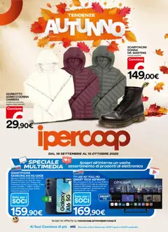Anteprima dell'opuscolo Volantino Autunno - Piemonte dal negozio Ipercoop valido da 18/09/2025