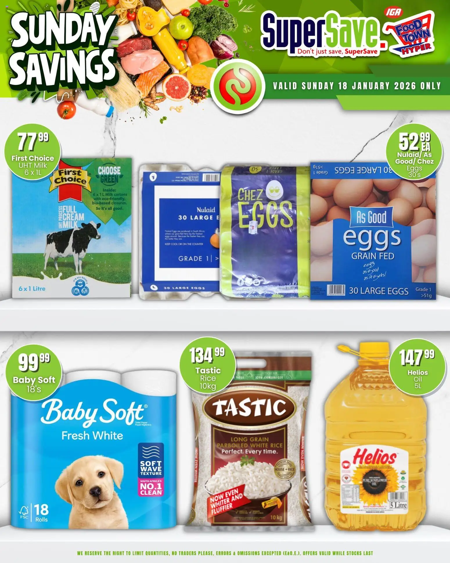 Preview of Super Save flyer valid from 18/01/2026