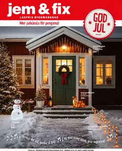 Förhandsgranska reklamblad Aktuella reklamblad Jem & Fix från butik Jem & Fix gäller från 27/10/2025