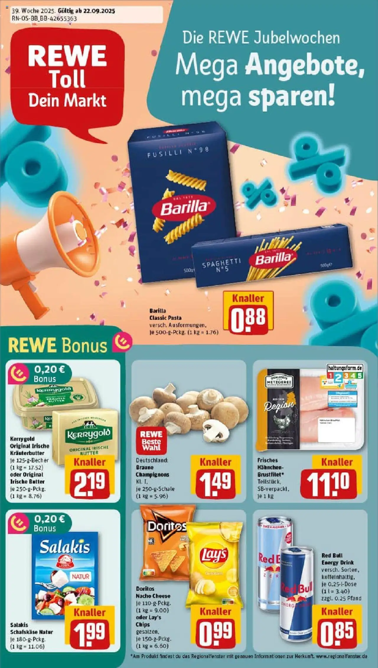 REWE Prospekt ab 21.09.2025 nächste Woche - Prospekt Berlin / Tiergarten	