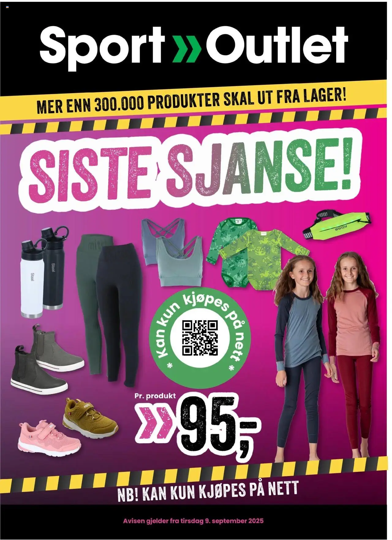 Forhåndsvis Kundeavis fra butikk Sport Outlet gyldig fra 09/09/2025