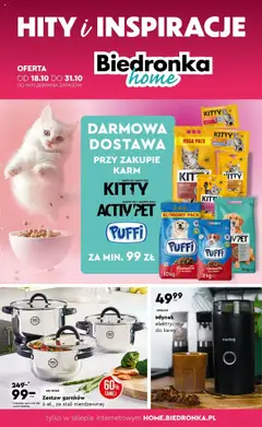 Pogląd gazetki "Home" ze sklepu Biedronka ważnej od 18.10.2025