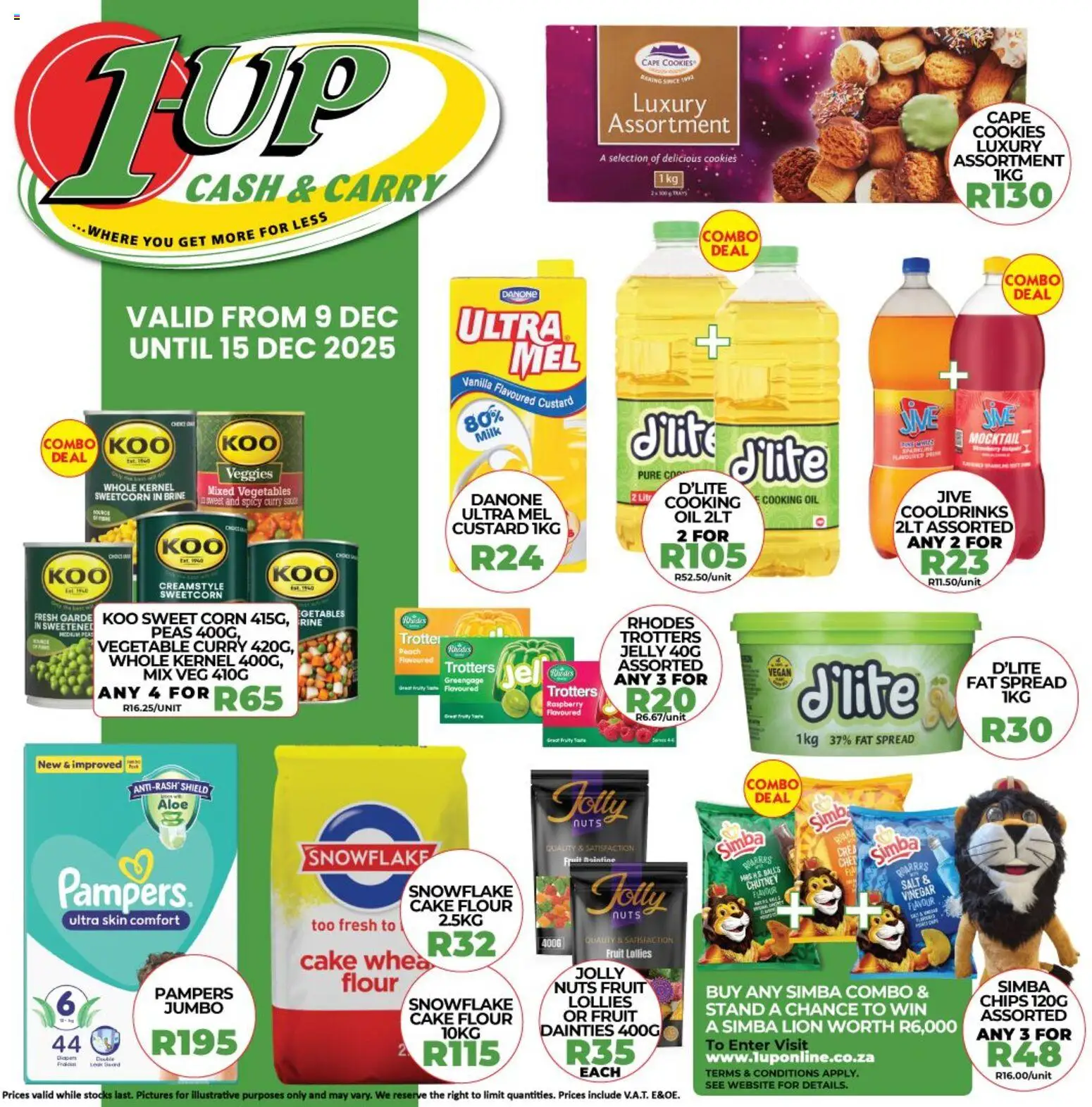 Preview of 1UP Cash & Carry flyer valid from 09/12/2025