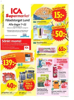 Förhandsgranska reklamblad Lund från butik ICA Supermarket gäller från 30/03/2026