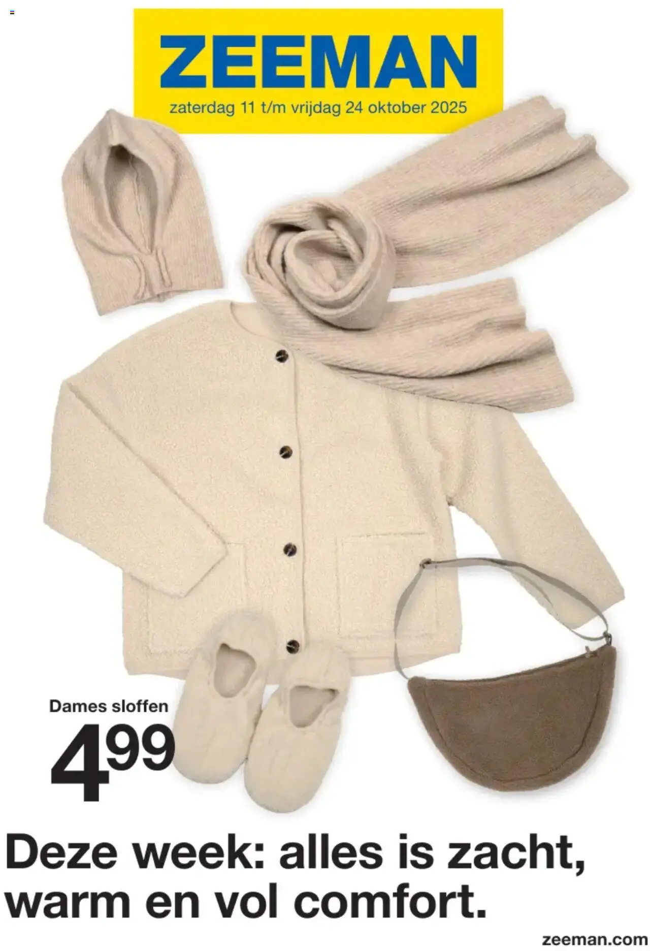 Zeeman shop Folder geldig vanaf 11/10/2025 - Paginanummer 1