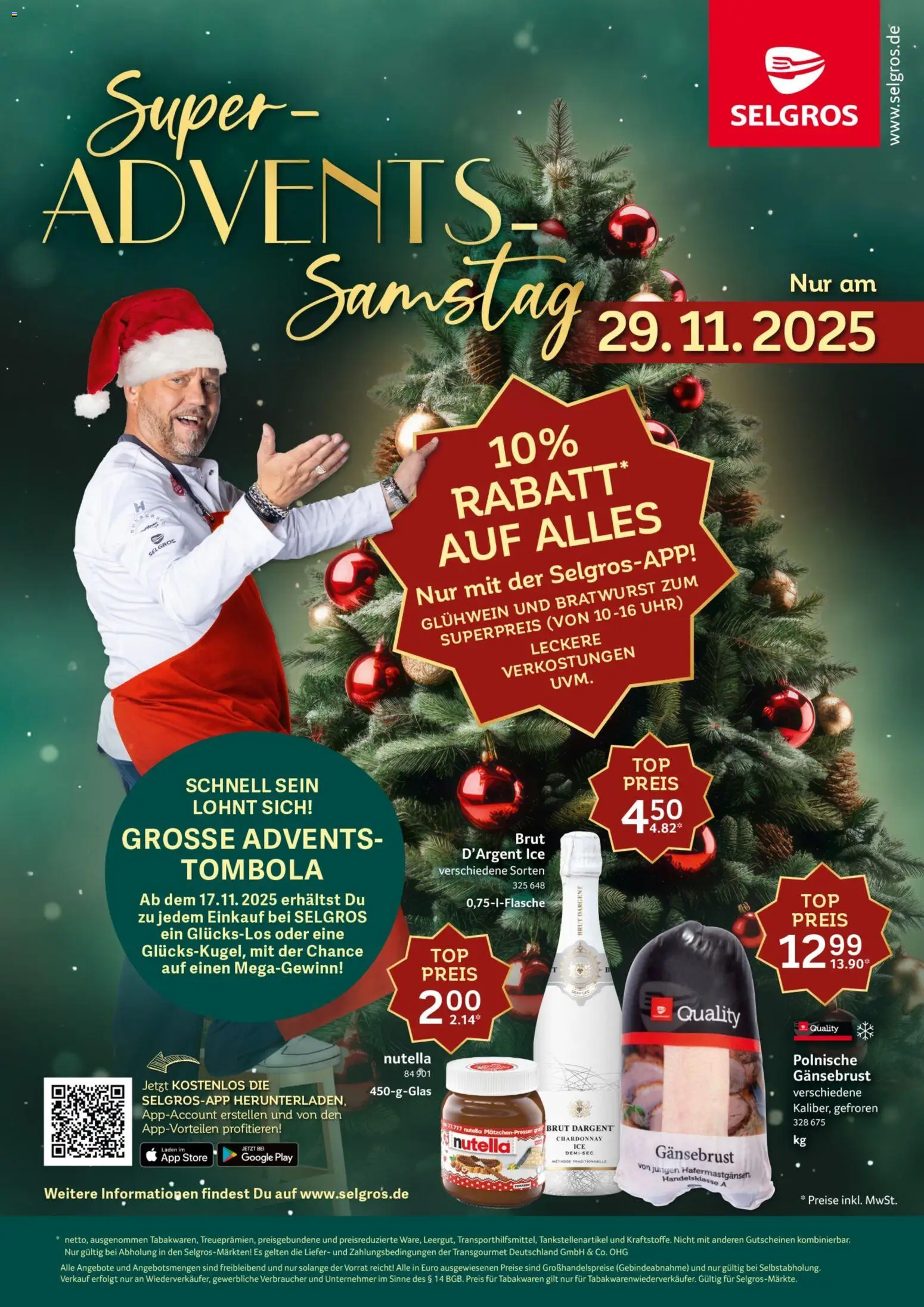 Vorschau von dem Prospekt des Geschäftes Selgros, gültig ab dem 29.11.2025