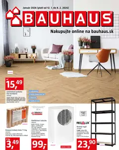 Náhľad Bauhaus letáku platného od 12.01.2026