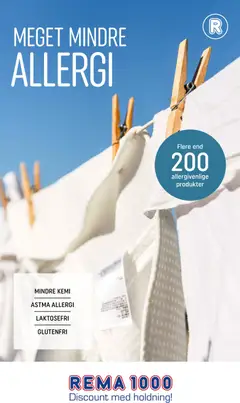 Eksempel på tilbudsavis Meget mindre allergi fra butik Rema 1000 gyldig fra 05/11/2025