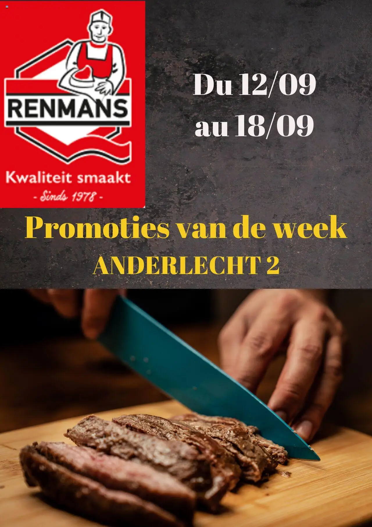 Renmans shop Folder / Publicité geldig vanaf 12/09/2025 - Paginanummer 1