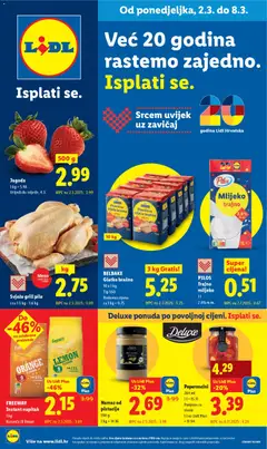 Pregled letka Katalog trgovine Lidl vrijedi od 02.03.2026
