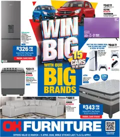 Preview of OK Furniture flyer valid from 23/03/2026