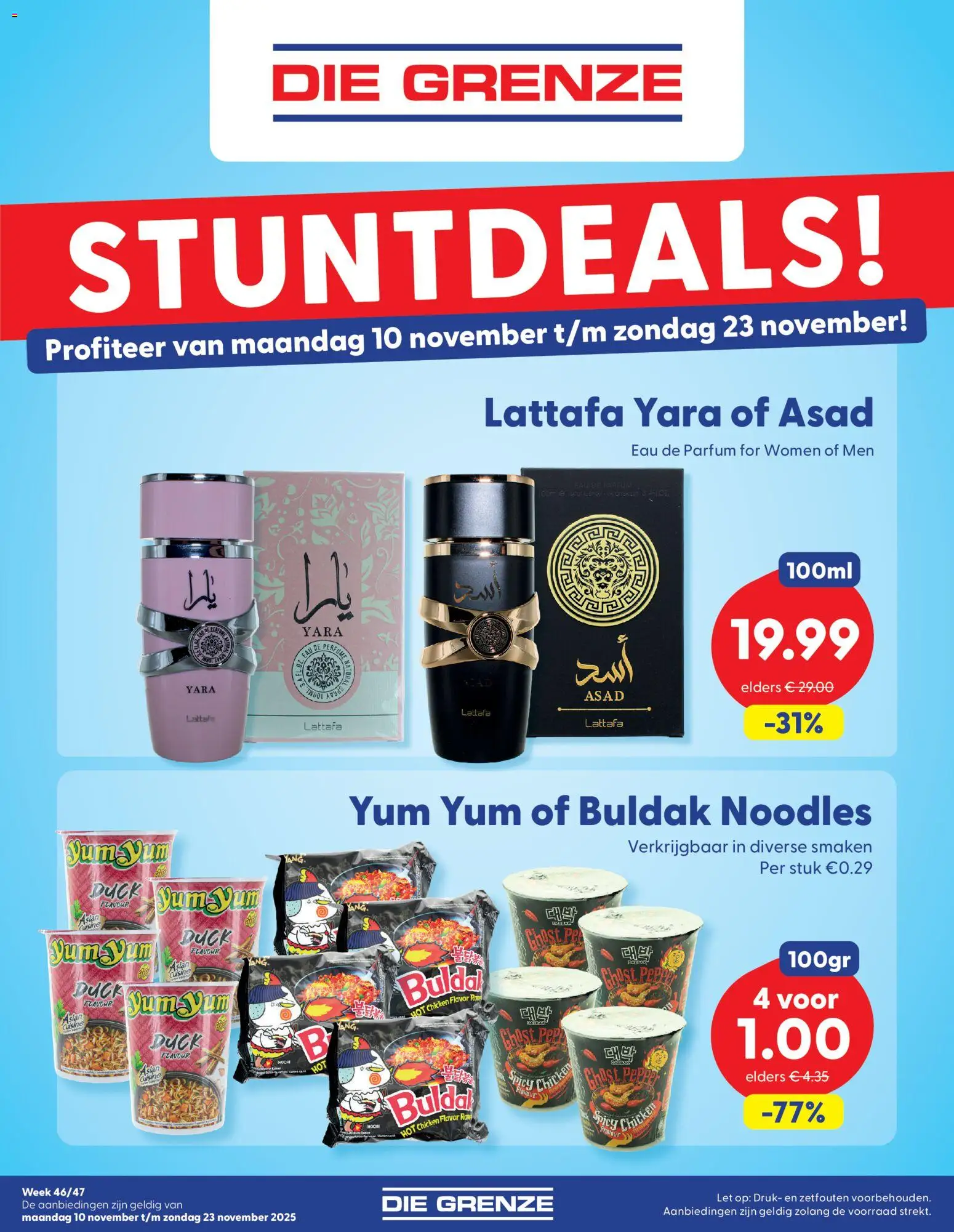 Voorbeeld van Folder week 46/47 van winkel Die Grenze geldig vanaf 10-11-2025