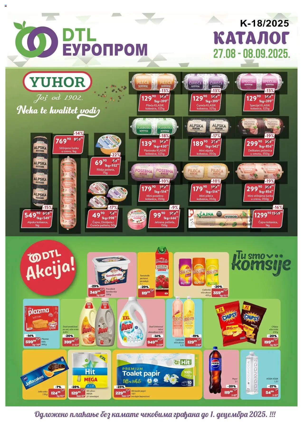 Europrom katalog važi od 27.08.2025 - stranica 1