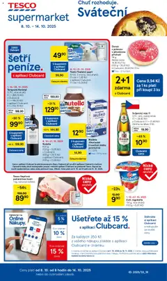 Náhled nabídky: Tesco Supermarket platný od 08.10.2025