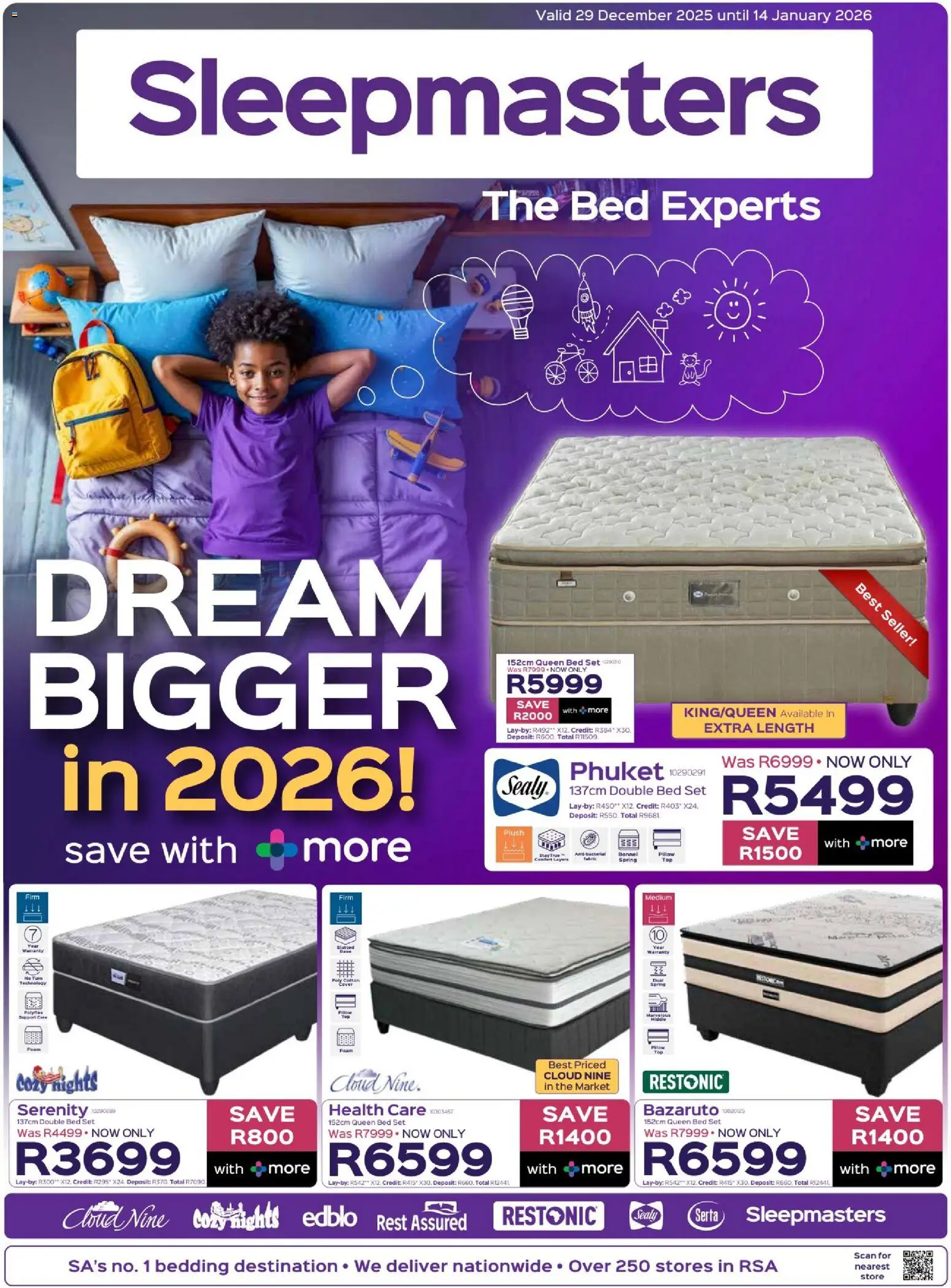 Preview of Sleepmasters flyer valid from 29/12/2025