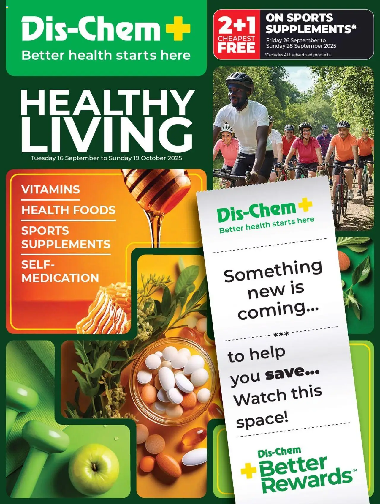 Dis-Chem Healthy Living from 16/09 - 19/10/2025 > Promotions
