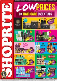 Preview of Shoprite flyer valid from 20/11/2025