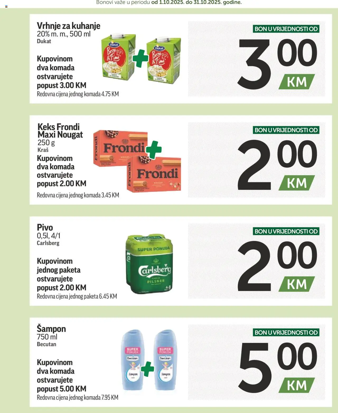 Pregled letka Katalog Super Bonbonjera trgovine Crvena jabuka vrijedi od 2025.10.01