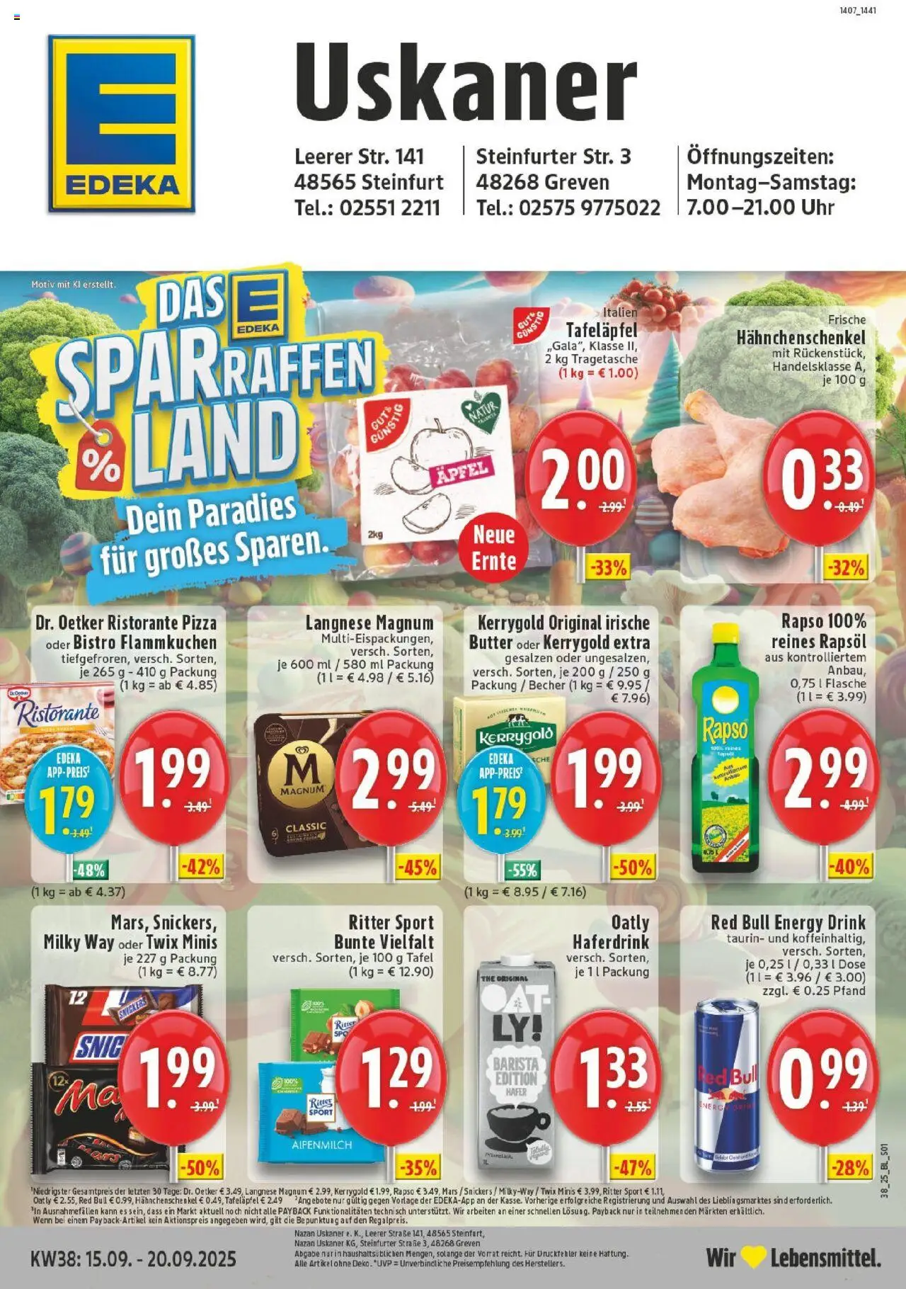EDEKA Prospekt ab 14.09.2025 - Prospekt Greven Online