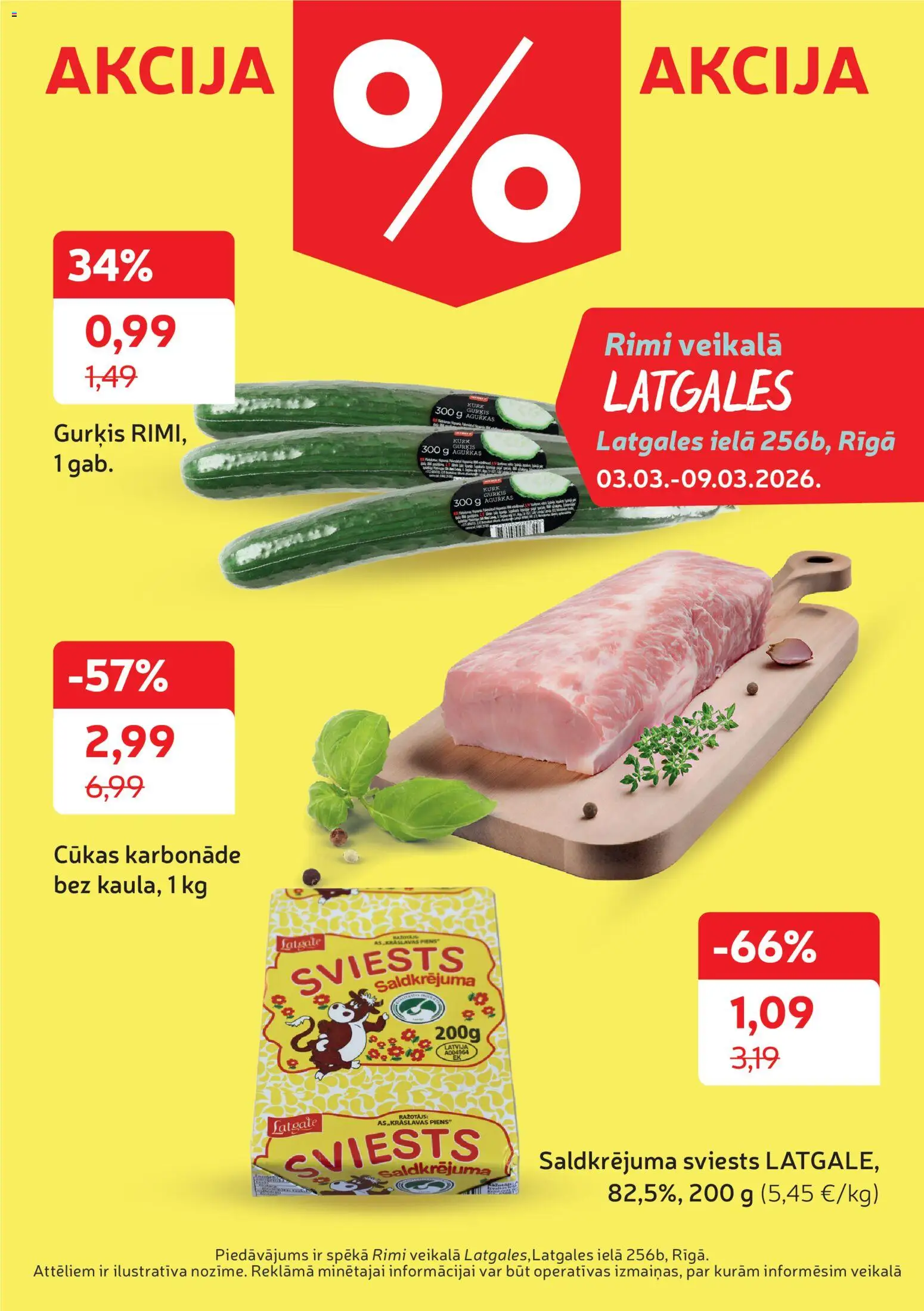 Skatīt Rimi akciju bukletu, derīgs no 03.03.2026.