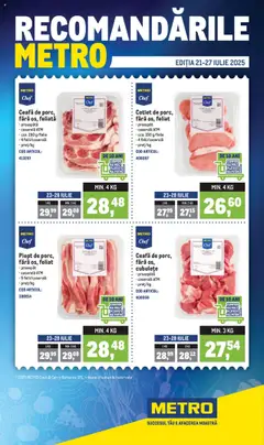 Previzualizarea de cataloage: Metro Catalog - Recomandările valabil de la 21.07.2025