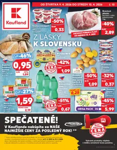Kaufland SK - Kaufland SK akciós újság megtekintése, amely érvényes 2026.04.09.-től